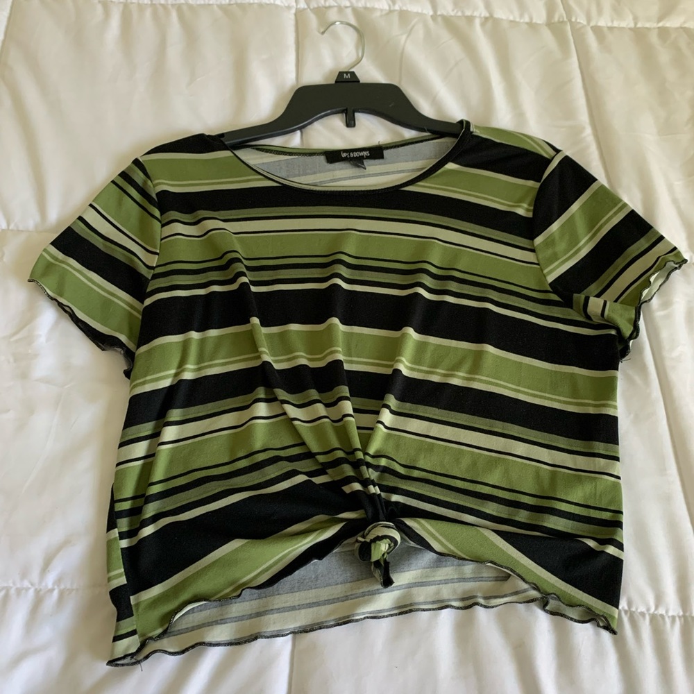 Green Striped T-Shirt